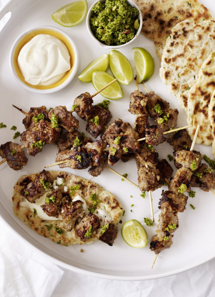 Coriander and Spring Onion Flatbreads