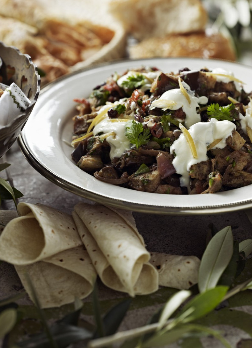 Roasted Eggplant Salad