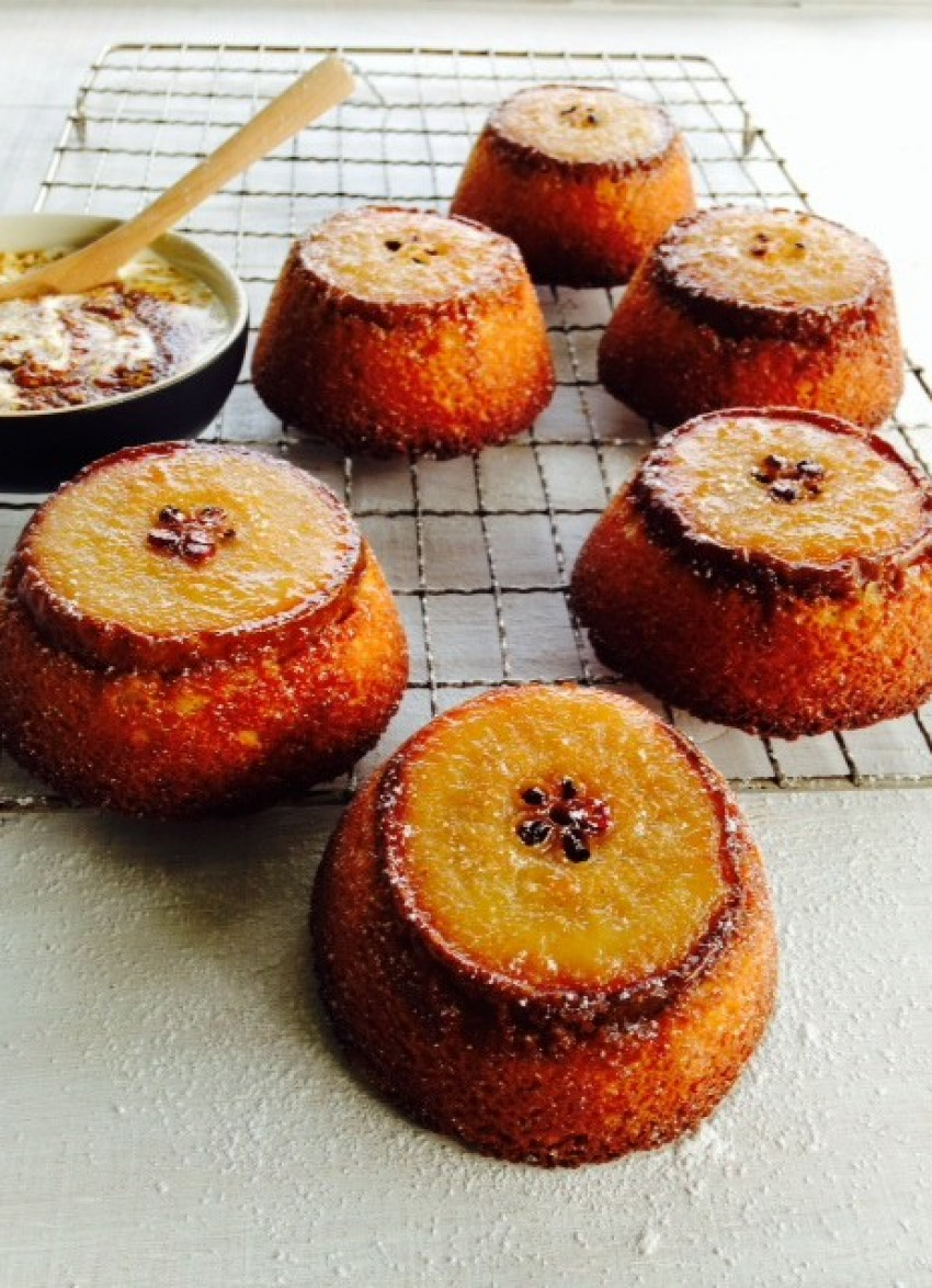 Pear and Almond Cakes