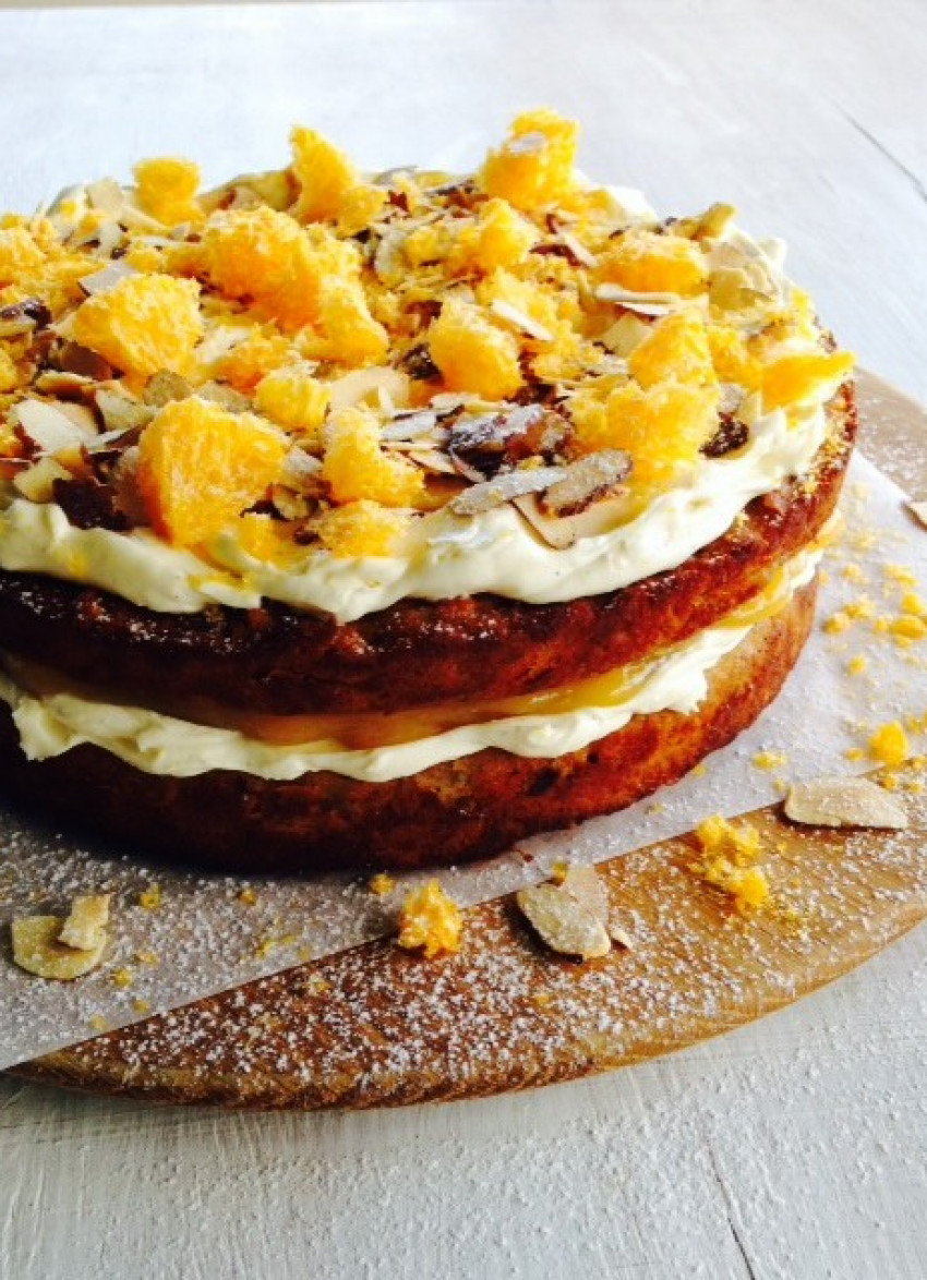 Spiced Carrot, Sweet Potato and Orange Cake