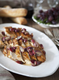 Chicken with Grape and Rosemary Sauce
