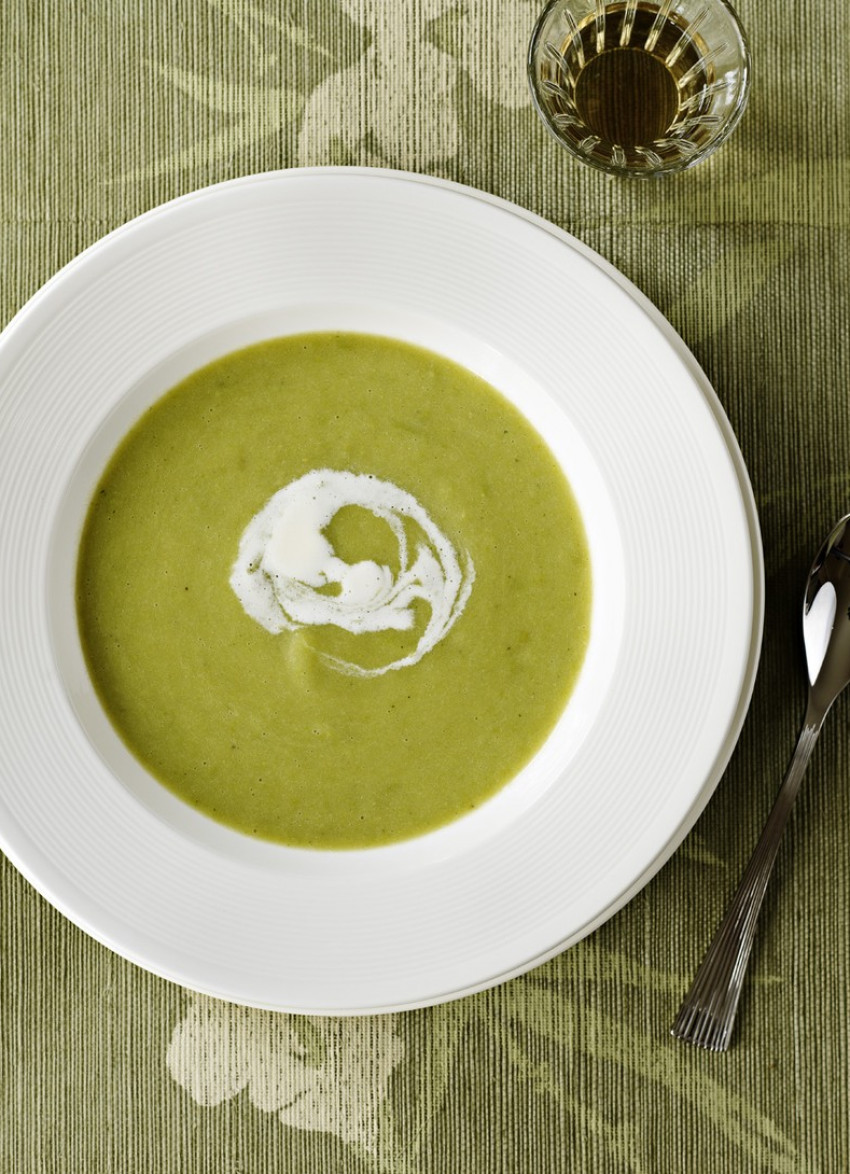 Leek, Pea and Potato Soup