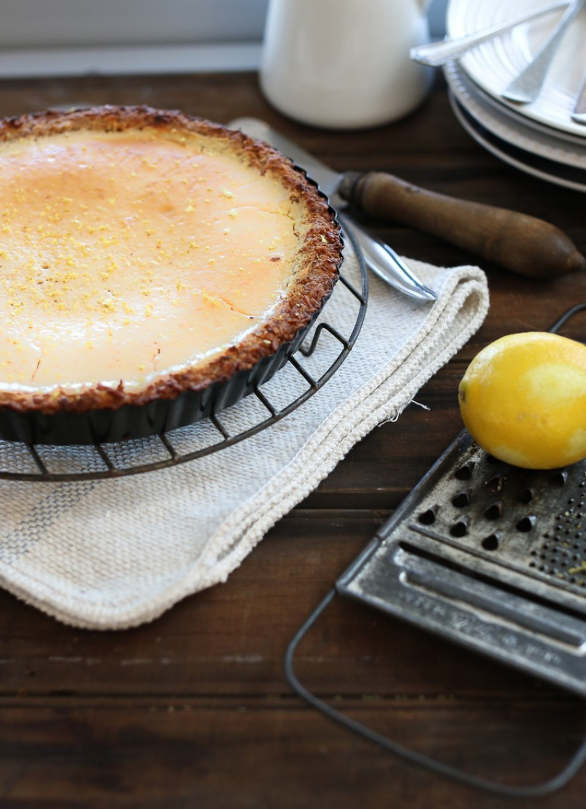 Lemon and Coconut Tart