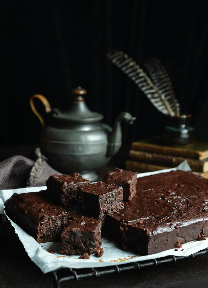 Sherry Raisin Chocolate Brownie 