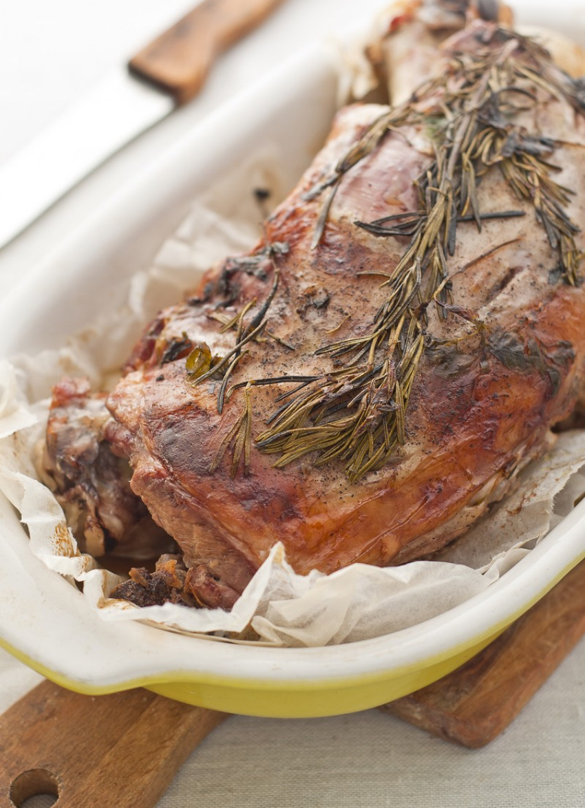 Greek Roast Leg of Lamb w/St Andrews Limes Burst