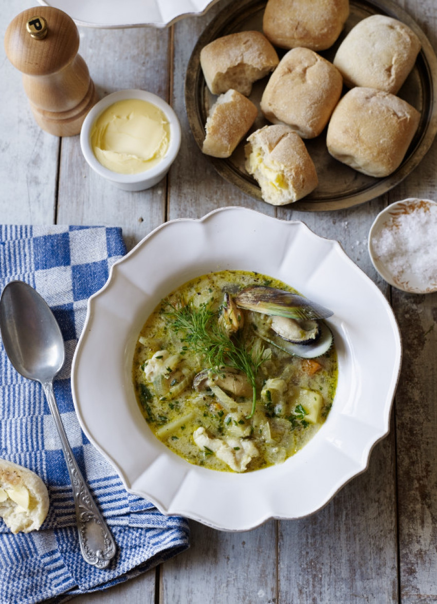 Fish, Fennel and Mussel Soup