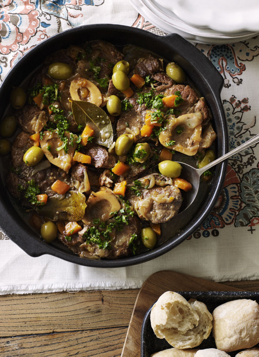 Osso Bucco with White Wine and Olives