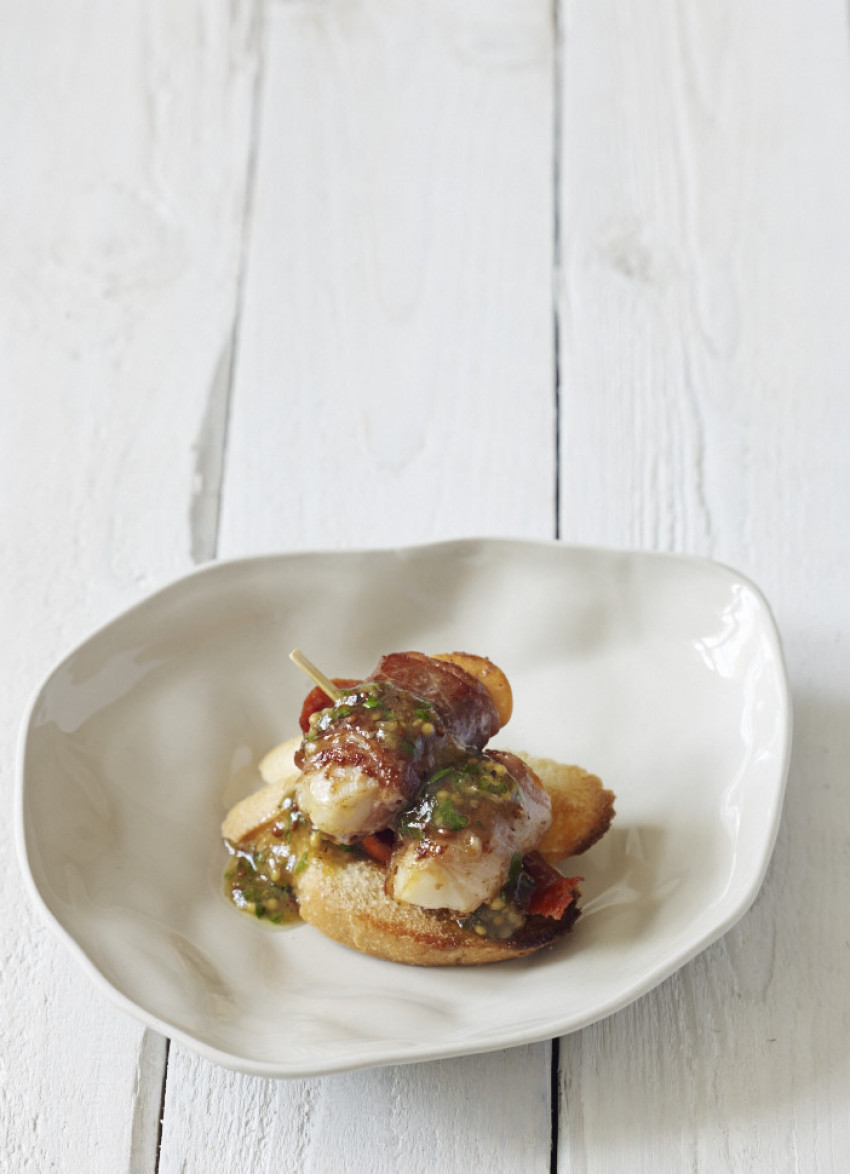 Scallop and Chorizo Tapas » Dish Magazine