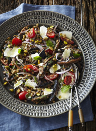 Roasted Mushrooms and Lentil Salad