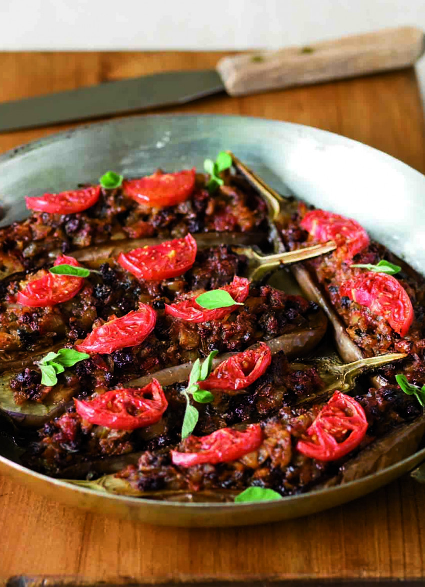 Stuffed and Baked Eggplants