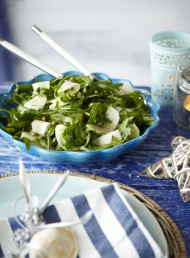 Kohlrabi and Rocket Salad with Caper Dressing