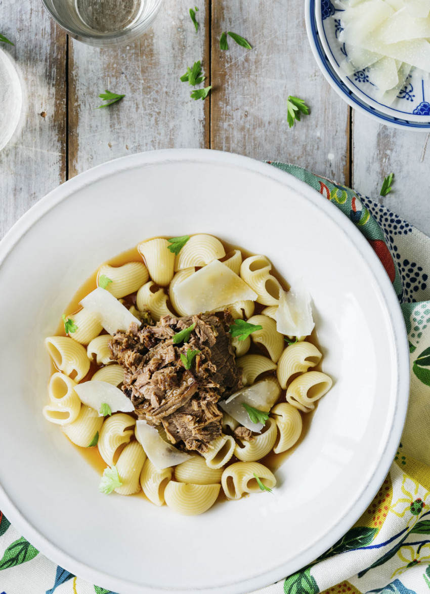 Braised Brisket with Pasta