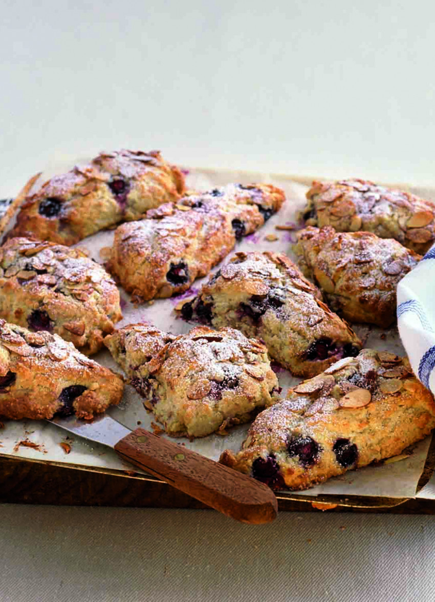 Blueberry, Lemon and Cinnamon Scones