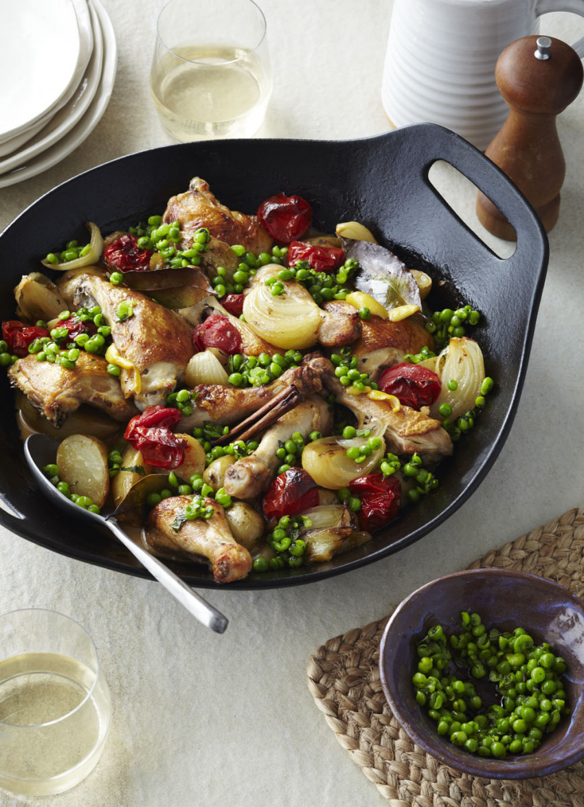 Fast Roast Chicken with Lemon and Potatoes