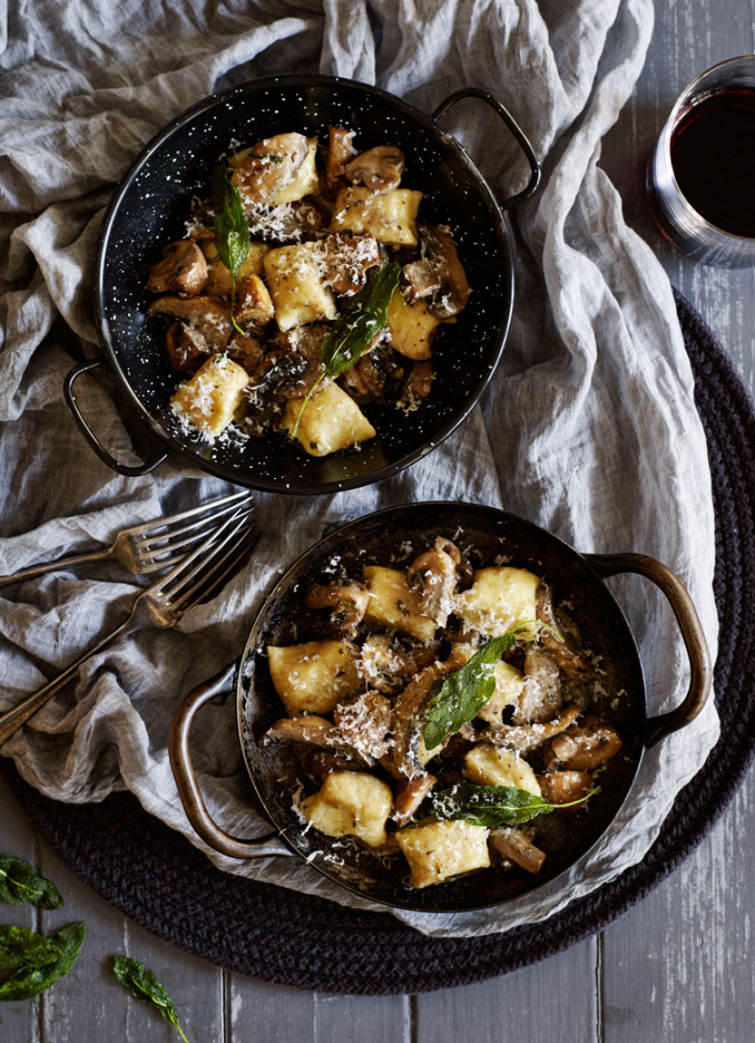 Potato Gnocchi with Mushroom Ragu