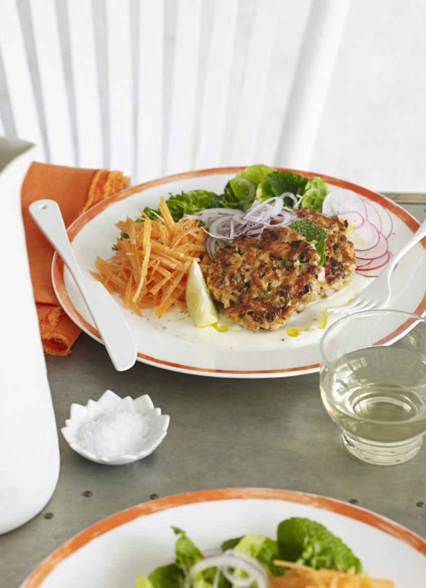 Thai Green Curry Salmon ‘Burgers’