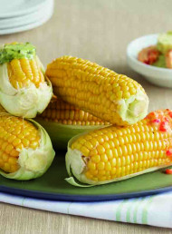 Corn on the Cob with Herbed Butters