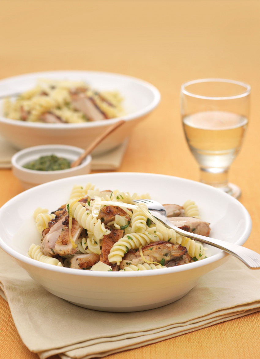 Grilled Lemon Chicken with Fusilli