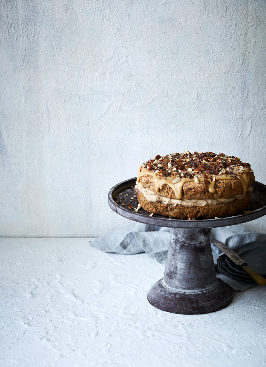 Vietnamese Coffee Layer Cake - Goodie Godmother