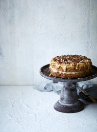 Almond and Coffee Layer Cake