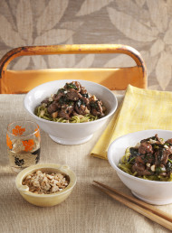 Stir-Fried Chilli Beef with Coriander Noodles