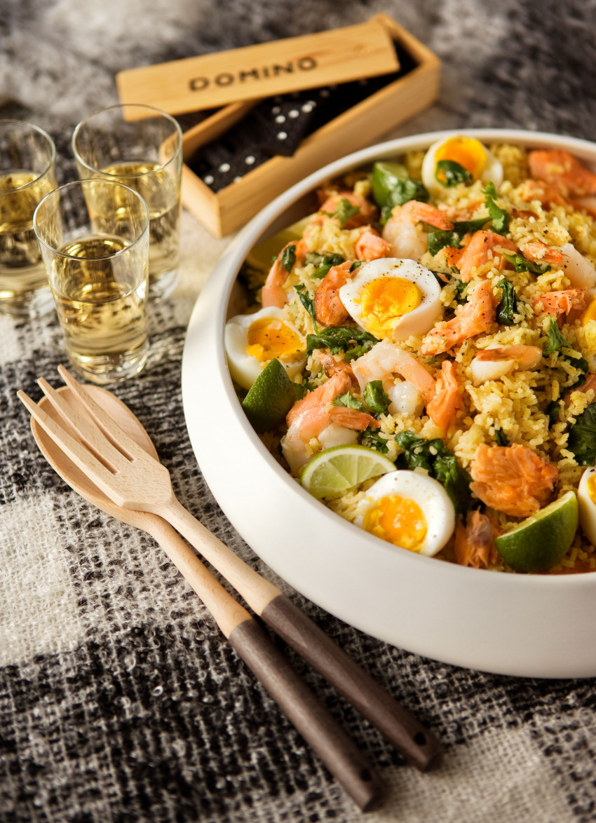 Hot Smoked Salmon Kedgeree