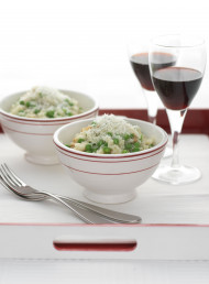 Risotto with Peas and Pancetta