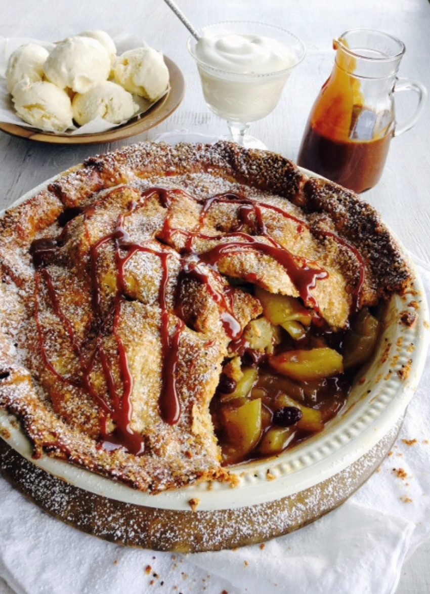 Apple and Whiskey Pie