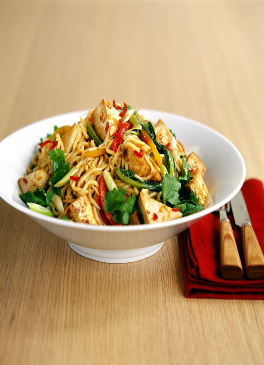 Asian Noodles with Sweet Chilli Tofu | dish » Dish Magazine