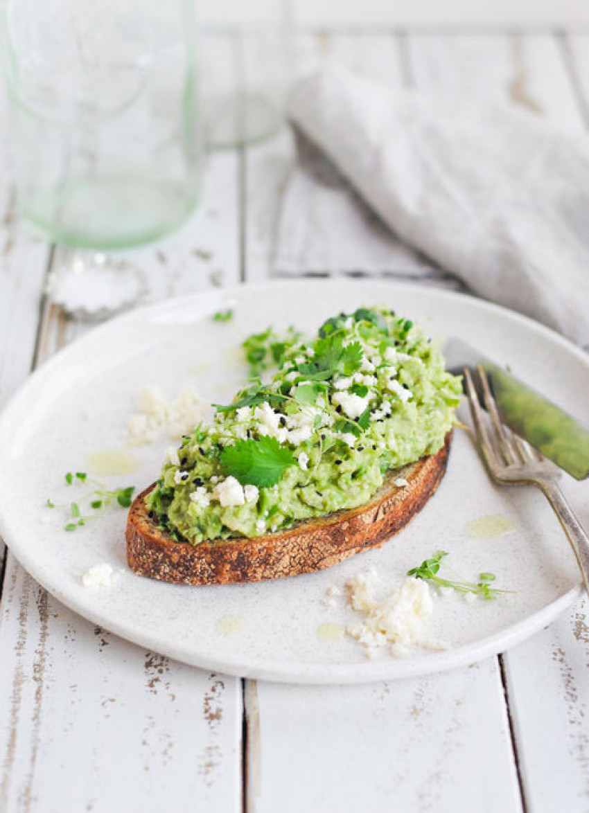 Herb and Avocado Smash on Toast » Dish Magazine