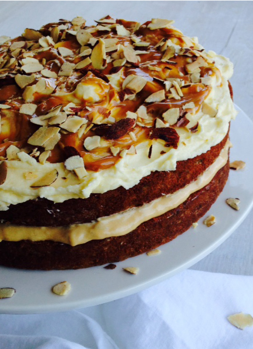 Banana and Caramel Cake