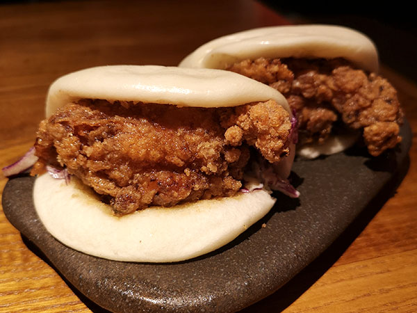 bao buns hot sauce