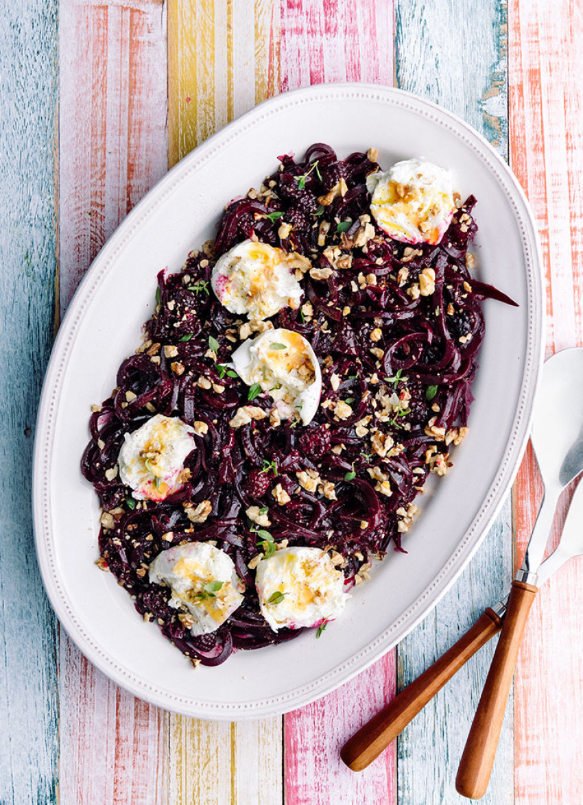 Beets, Blackberries and Burrata