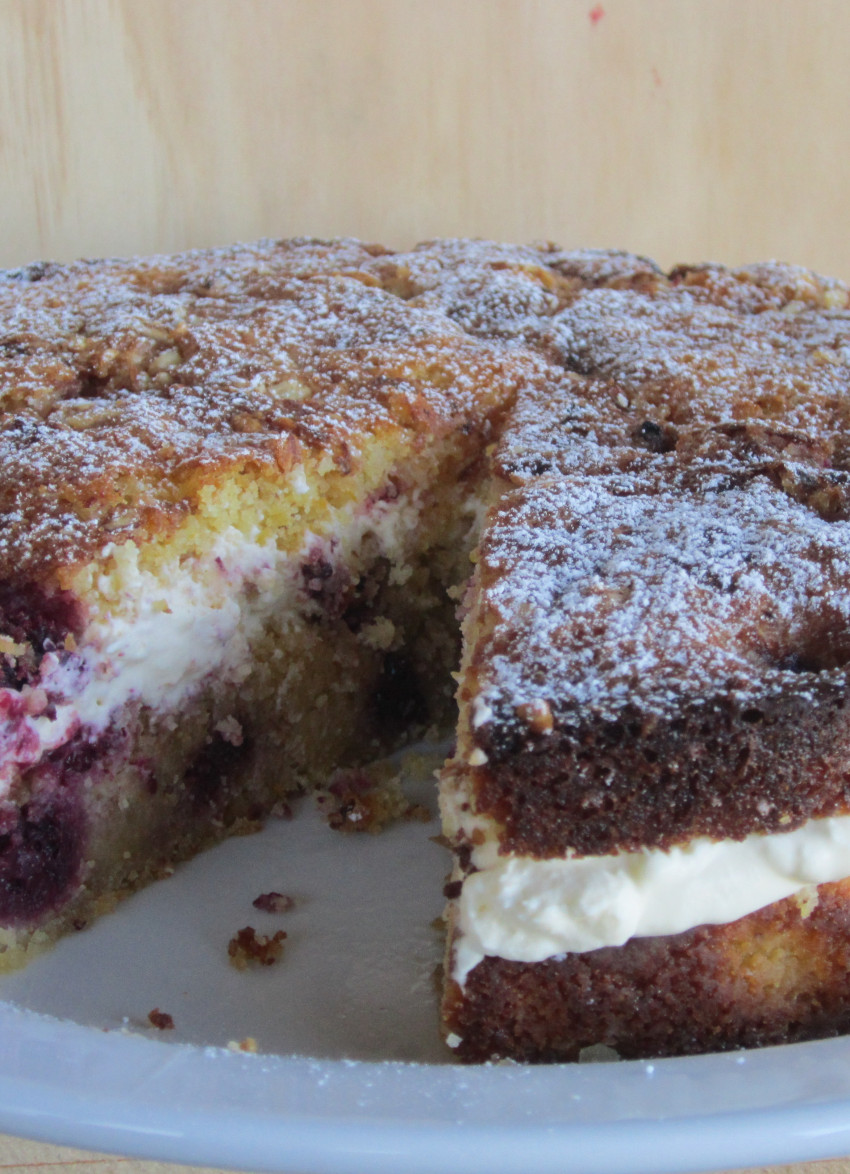 Berry, Citrus and Polenta Cake (Gluten Free)