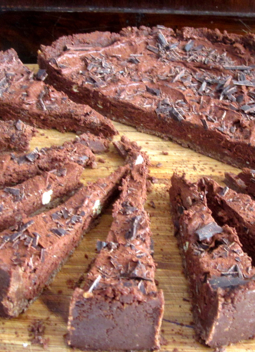 No-Bake Double Chocolate and Amaretti Tart