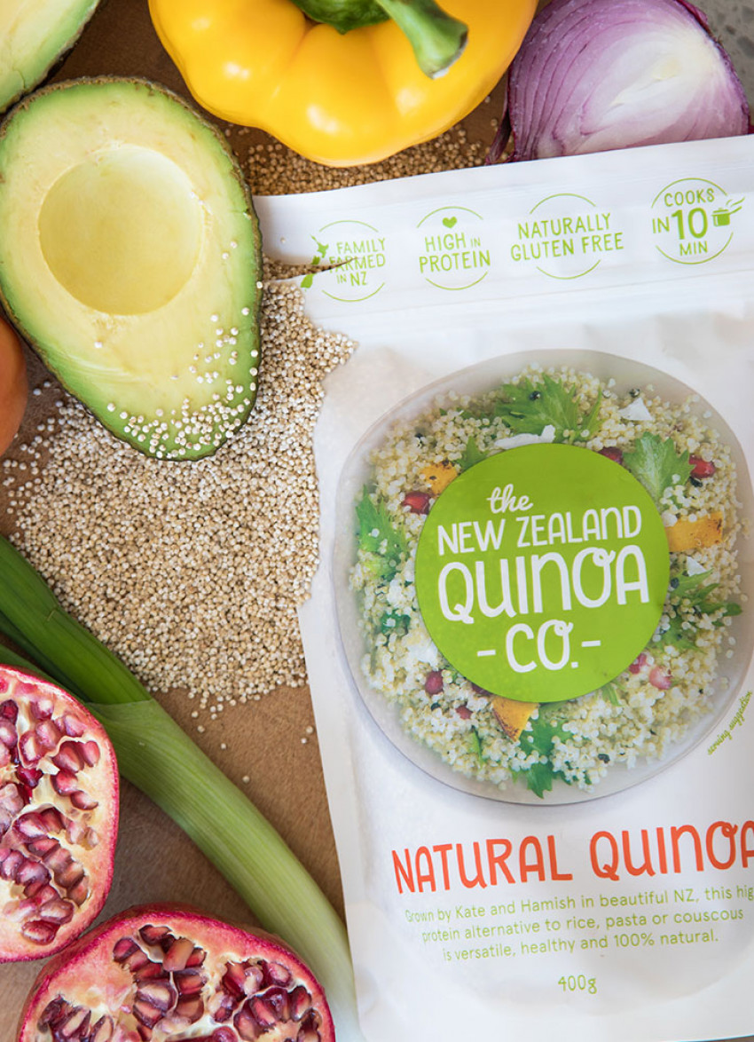 Homegrown quinoa