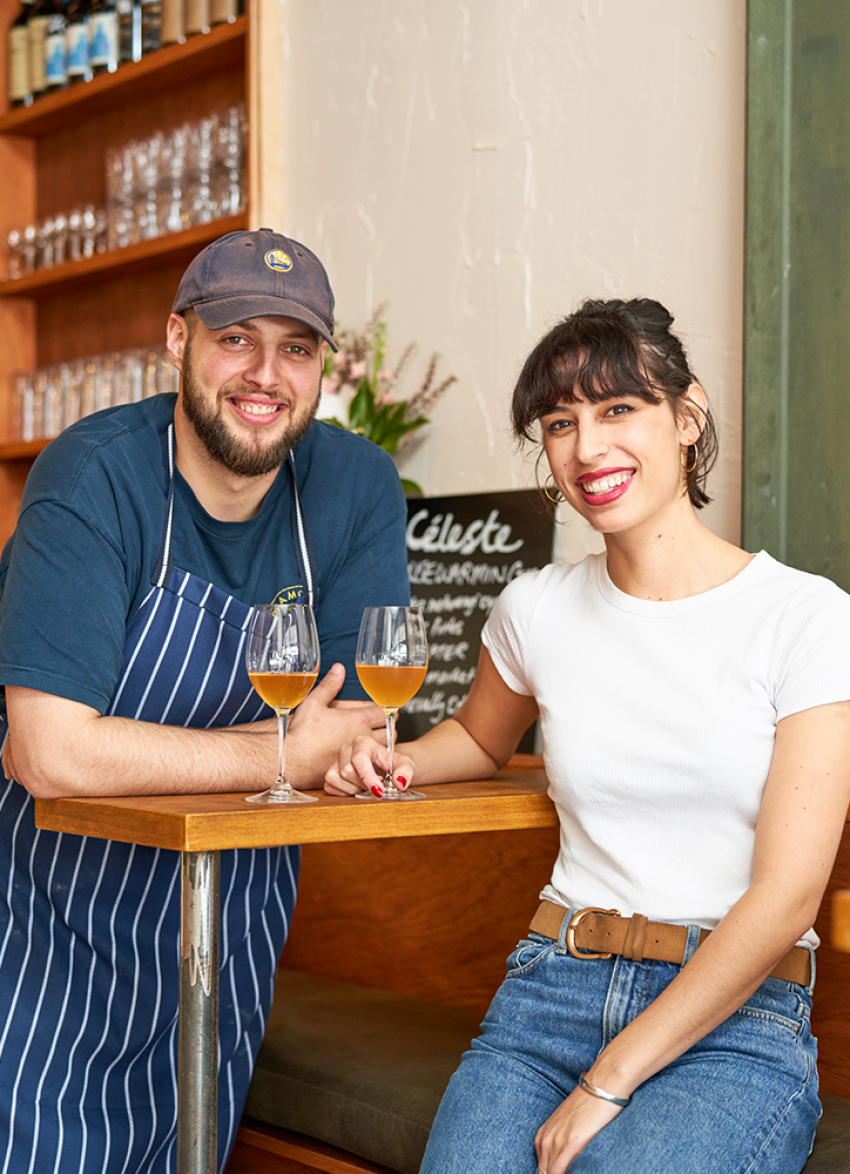 In the kitchen with Emma Ogilvie and Nick Landsman at Bar Céleste