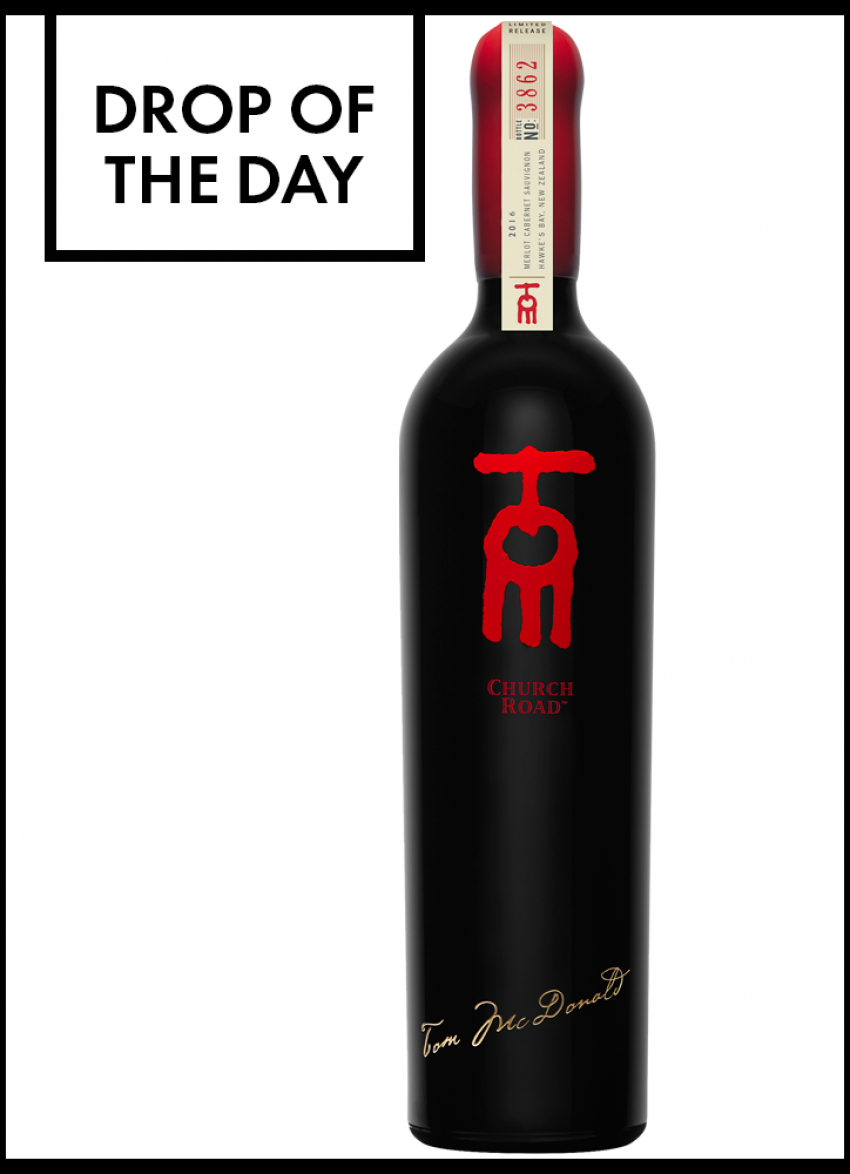 Drop of the Day - Church Road TOM Merlot Cabernet Sauvignon 2016