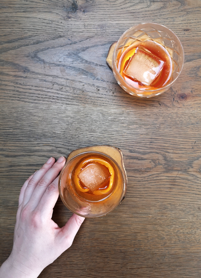An Old Fashioned Cocktail a Day for 20 Days