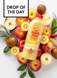 Drop of the Day - The Apple Press Gold Kiwifruit & Cold Pressed JAZZ Apple Juice
