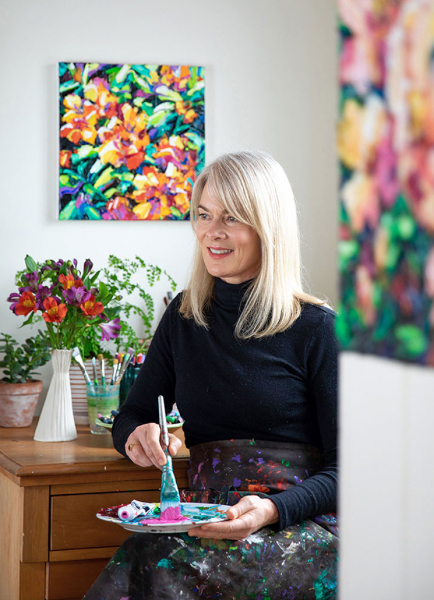 Artist of the Month: Caz Novak's brilliant, floral opulence