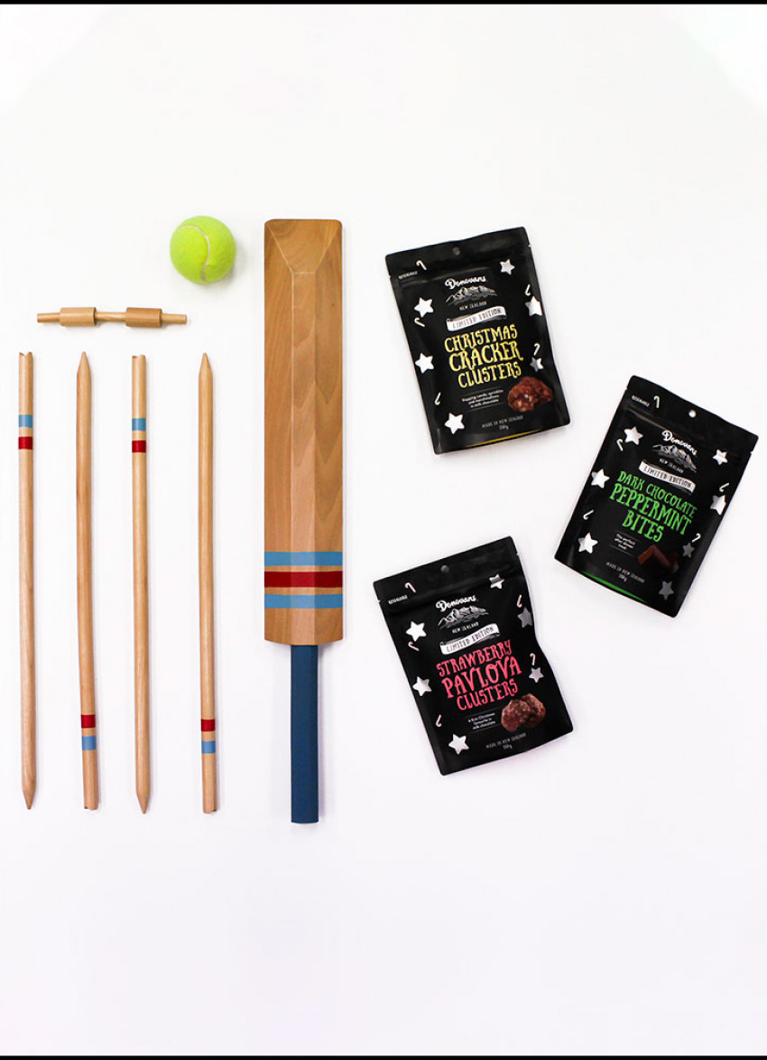 Win a backyard cricket set and a limited-edition Christmas chocolate pack from Donovans