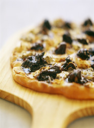 Blue Cheese Pizza with Fig and Rosemary Preserves