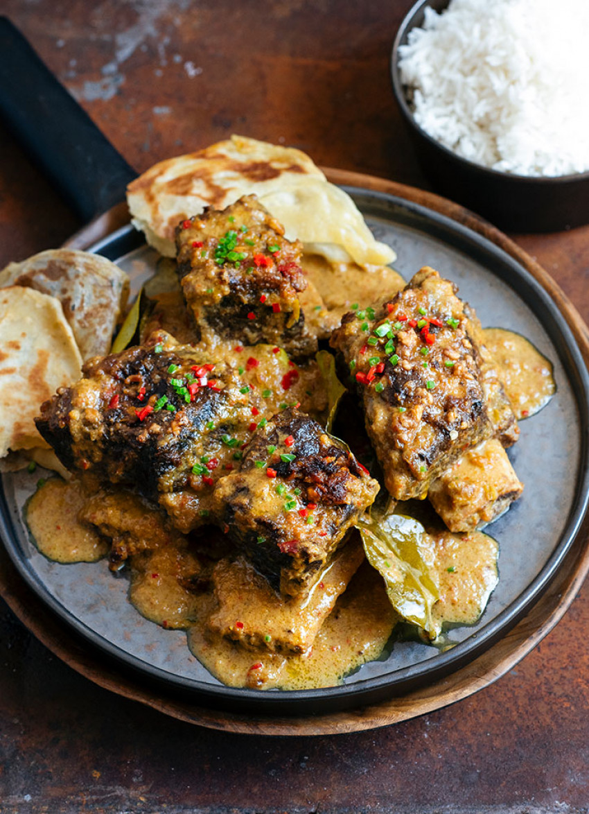 Braised Aromatic Beef Short Rib Rendang