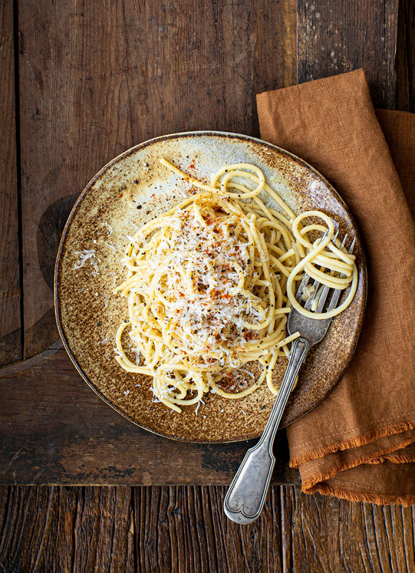 Three-Pepper Cacio e Pepe | dish » Dish Magazine