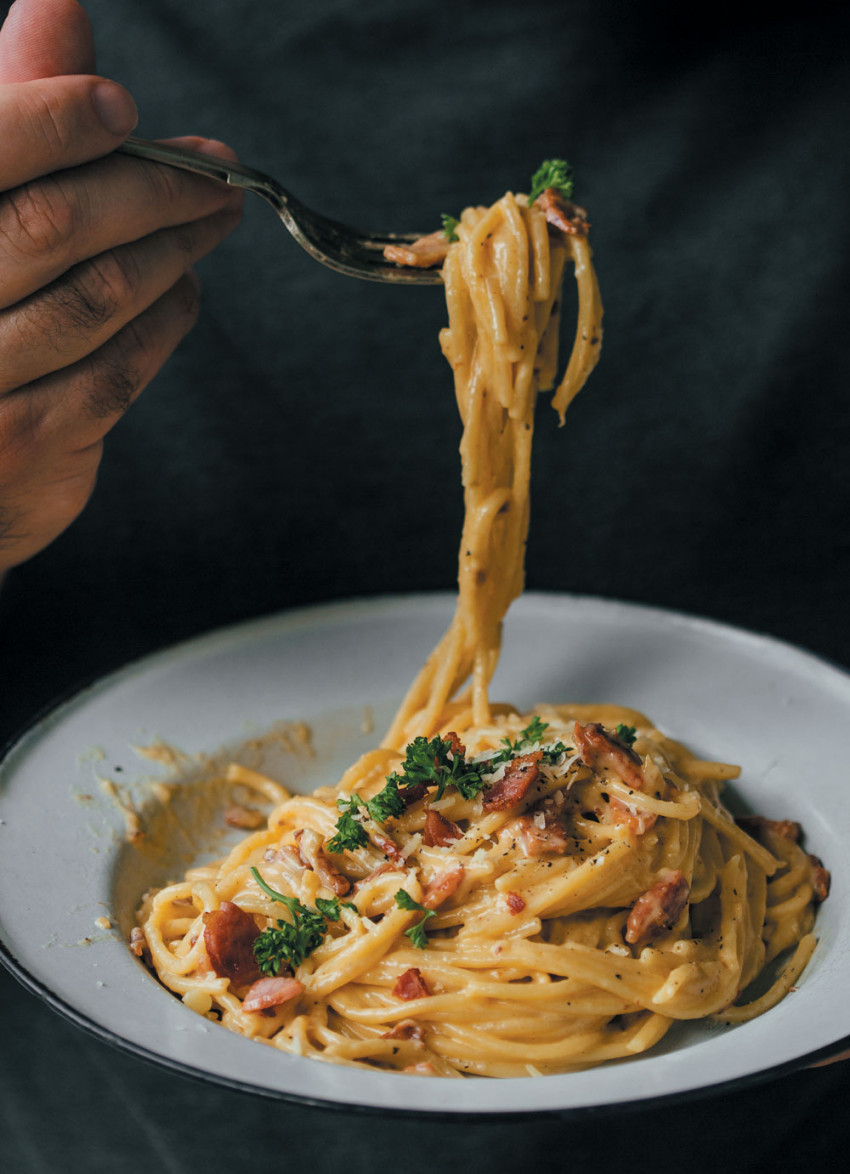 The Ultimate Bacon Pasta Carbonara