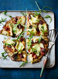 Cauliflower and Spelt Pizza with Artichokes 