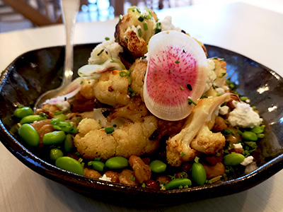 cauliflower with beans