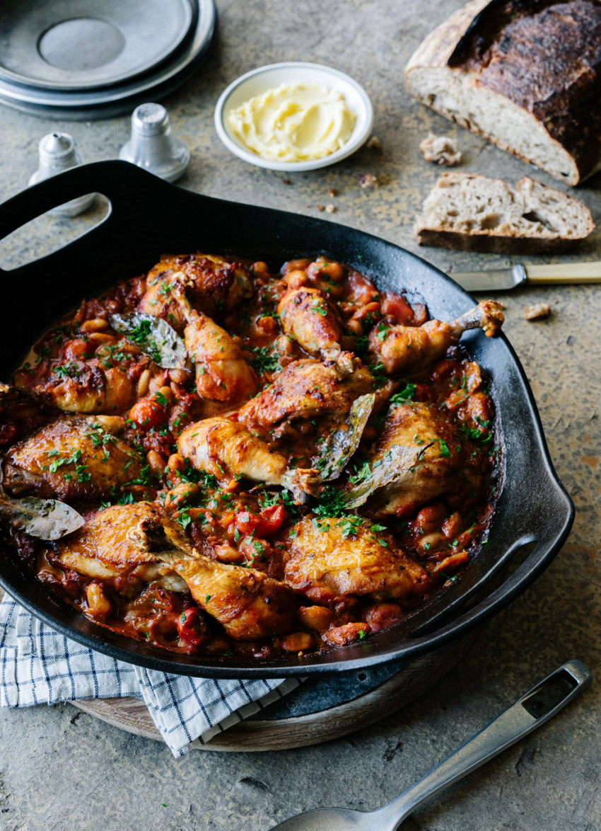 Chicken with Smoky Devilled Beans