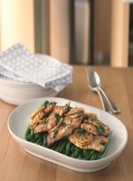 Chicken with Glazed Lemon and Herbs